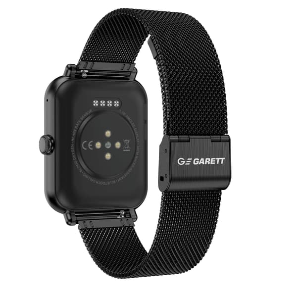 Smartklocka Garett GRC CLASSIC svart stål