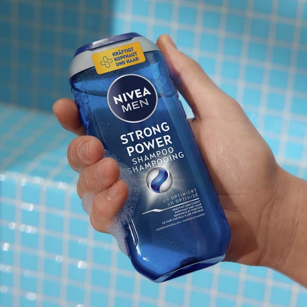 NIVEA MEN Strong Power Styrkende shampoo 250 ml