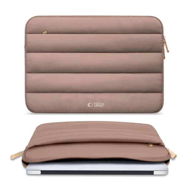 Tech-Protett Fluffy Laptoptaske 13-14 - Brun