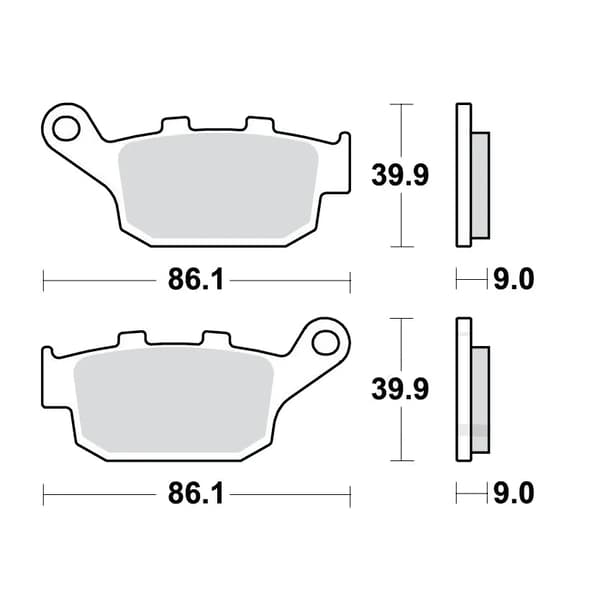 TRW MCB841 bremseklodser