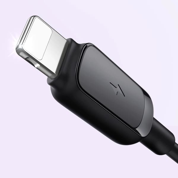 Joyroom Multi-Color Series A14 Lightning / USB-A 2.4A 1.2 m kaapeli - musta