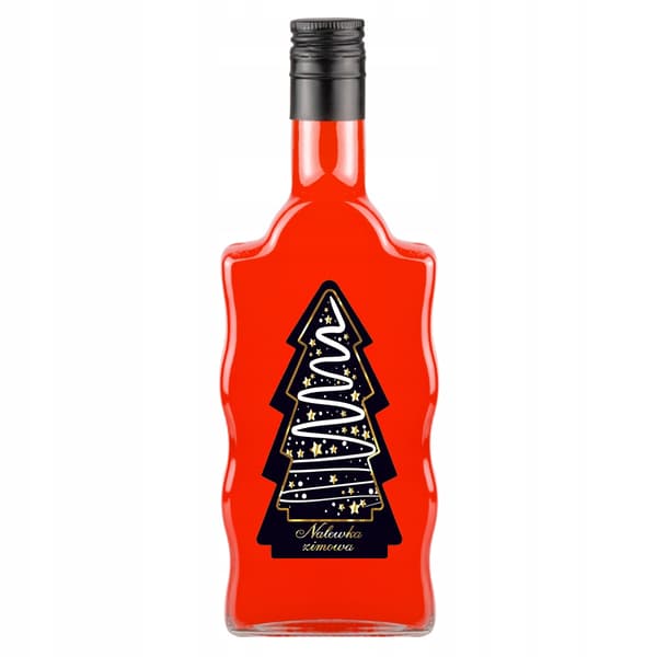 5x FALA-flaskor 500ml + JULGRANSETSETIKETT glasflaskor för jultinkturer
