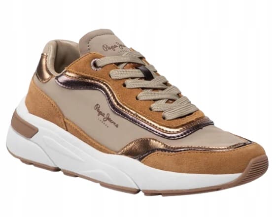 Pepe jeans damesko brune snøresko 36 AWE