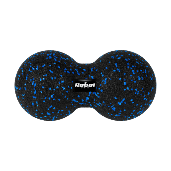 Duoball dubbel träningsmassageboll 12 cm EPP-material rebel active