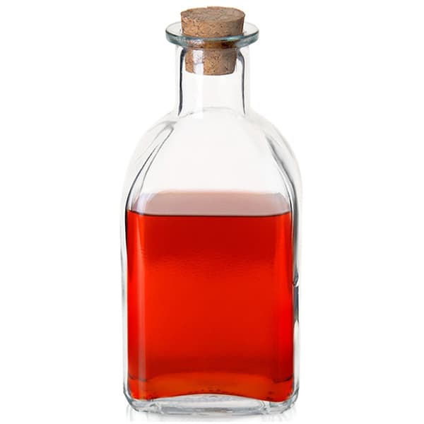 Lasinen pullo korkkitulpalla 270 ml