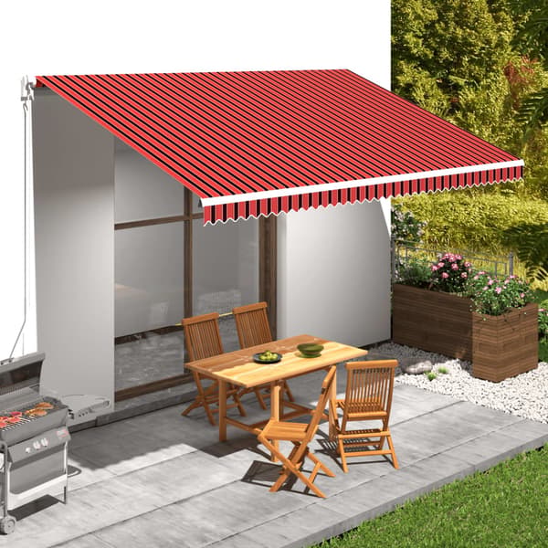 vidaXL Markiisikangas Oranssinruskea 500 x 300 cm