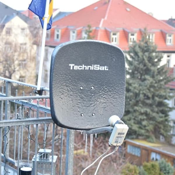 Alum Sat Twin Digidish antenne 45 cm grafit TechniSat