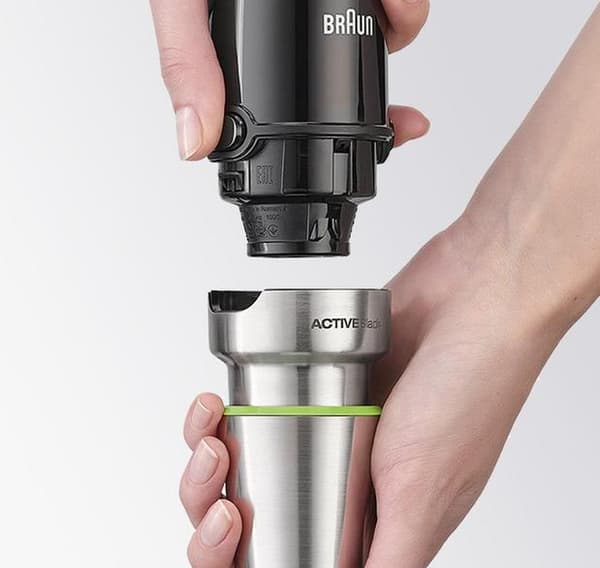 Braun MQ9135XI MultiQuick 9 – håndblender sort og sølv