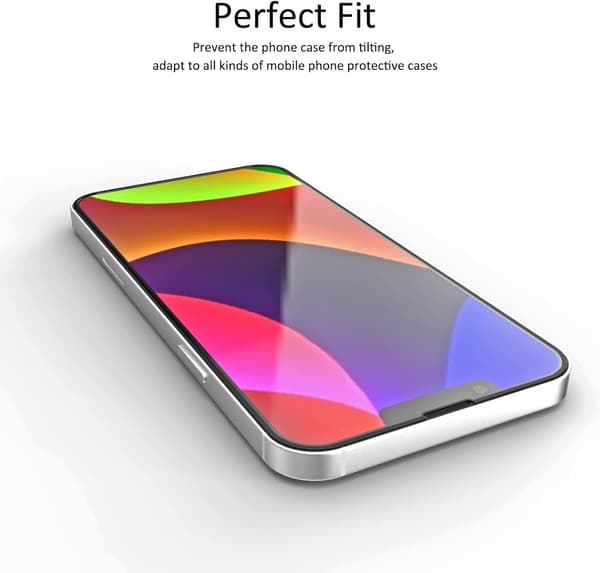 3x Hærdet glas til Apple iPhone 13 Pro Max 6,7" sort ramme høj