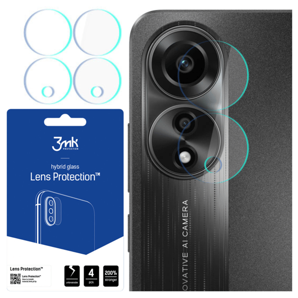 Oppo A78 5G - 3mk linssinsuoja
