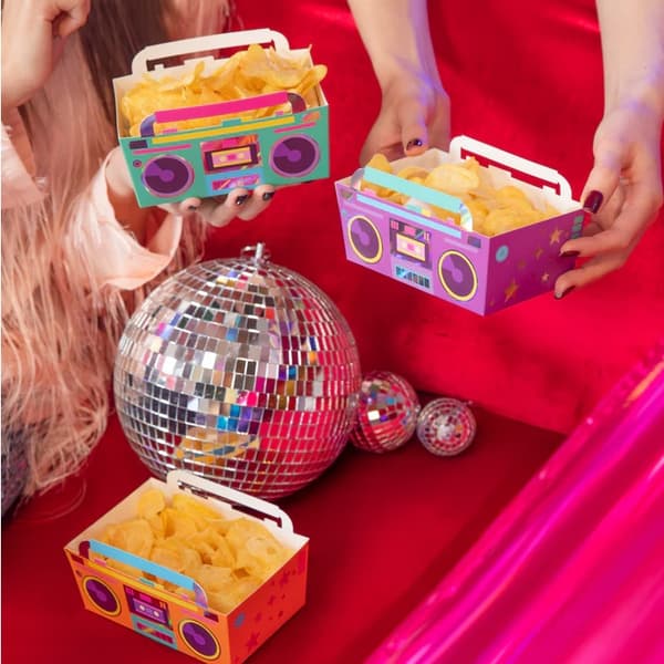 Æsker til chips, chips, snacks, retro, disco, 80'er, fest, fødselsdag, 3 stk.