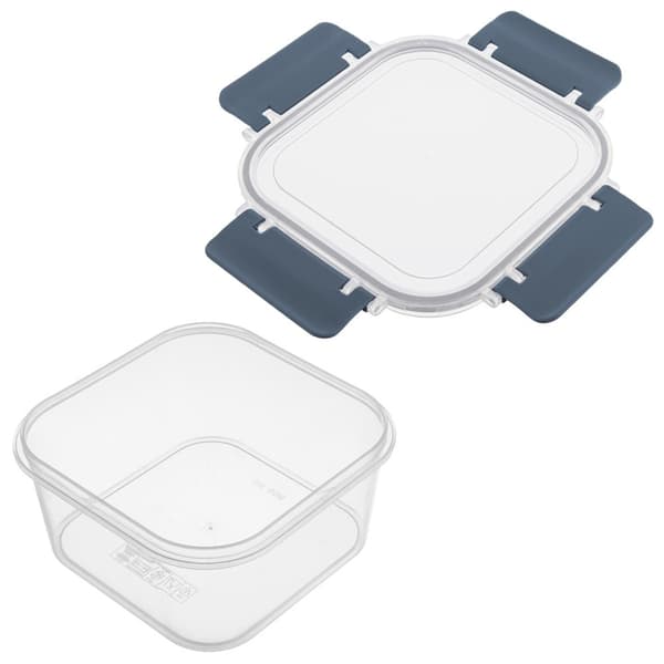 Matförvaringsbehållare med lock och tätning 4-pack