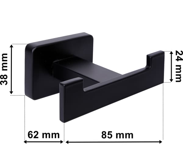 Argos loft handdukshängare svart