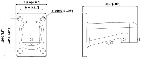 DAHUA PFB305W KAMERAFÄSTE