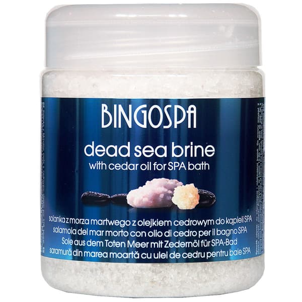 Dødehavsminerallage med cedertræsolie Bingospa