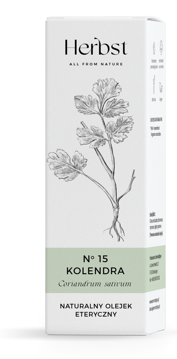 Syksy Eeterinen öljy Korianderi 10ml