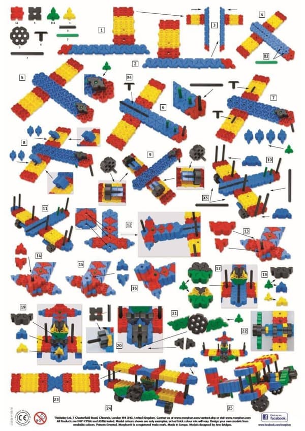 Morphun Junior Xtra 500 kpl. - Rakennuspalikat