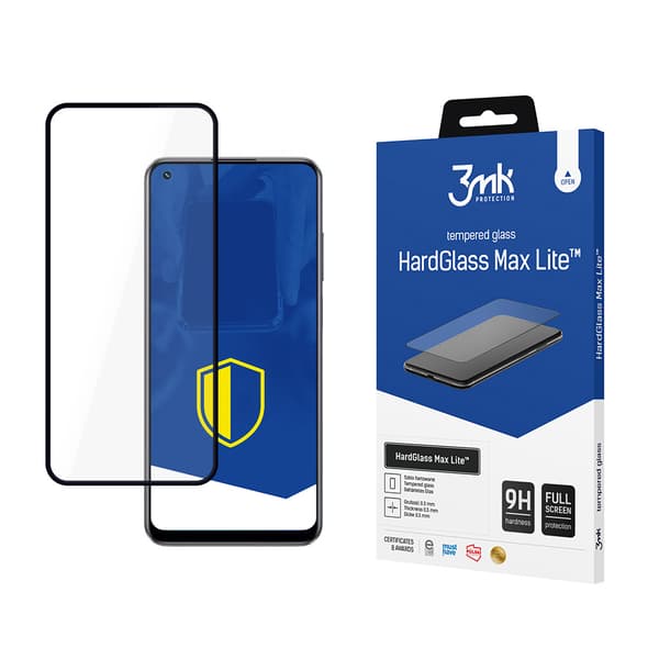Realme 10 4G - 3mk HardGlass Max Lite musta