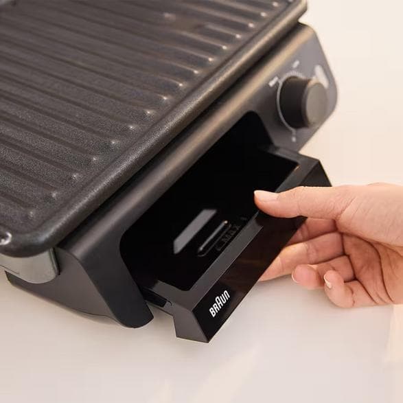 BRAUN MultiGrill 5 CG 5010 musta ja hopeanvärinen grilli