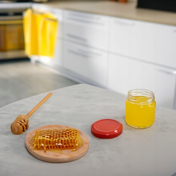 50x beholdere 100 ml til mad honning marmelade konserves glas