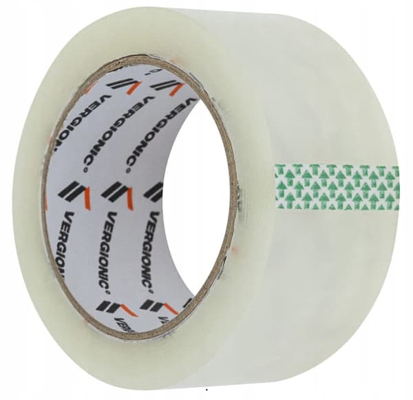 Transparent, bred, slitstark packtejp, 45 mm bred