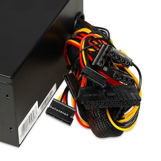 IBOX AURORA 700W strømforsyning, 14 cm blæser, sort