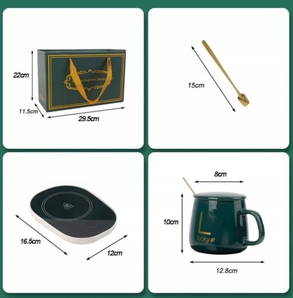 KAFFE- OCH TEVÄRMARE SET MUGGSKED Julklapp