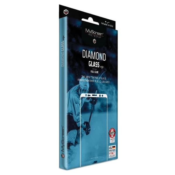 MS Diamond Glass Edge Oppo A16/A16s/A16KFuldlim Sort