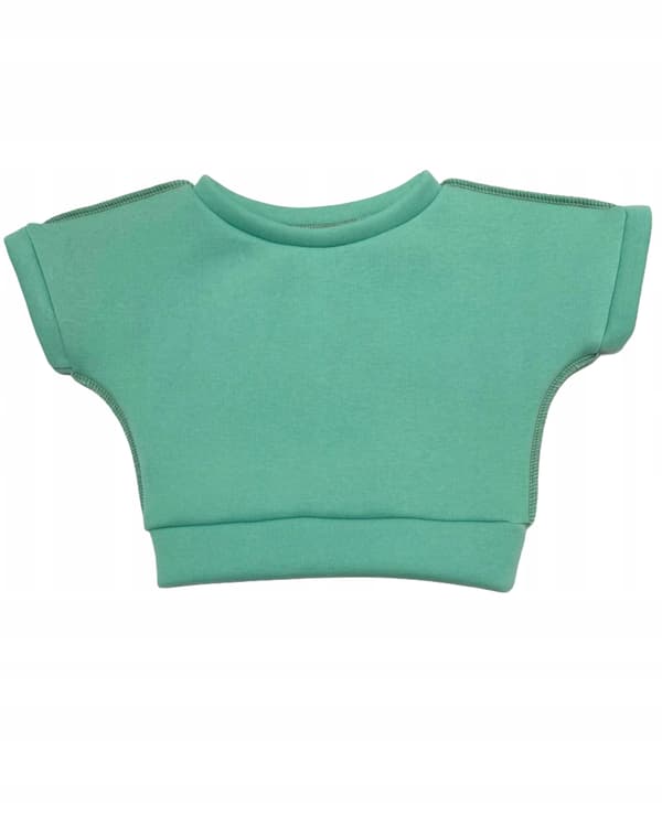 Barn PONCHO 110 VÄST cape VÄRMARE bomull med MINTFLEECE