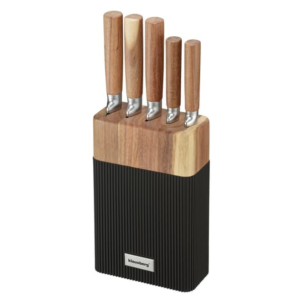 KLAUSBERG KB-7981 KNIVSET I AKACIABLOCKBLOCK