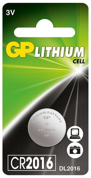 GP CR2016-U1 knapcellebatteri