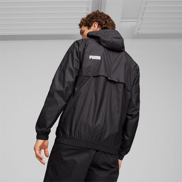 Puma ESS SOLID WINDBREAKER herre hættejakke sort 84748452 størrelse XL