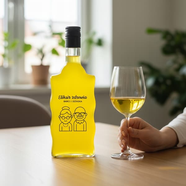 Wave-flaske 500ml med tryk TIL Bedsteforældredag