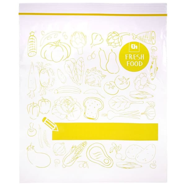 ziplock-påsar för mat 20x1,2 l + 20x2,5 l 40 st