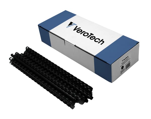 Sorte plastikspiraler 10 mm Verotech VB-110