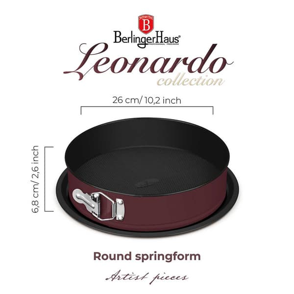 TITANIUM KAGEFORME 26 cm BERLINGER HAUS BH-7935 LEONARDO