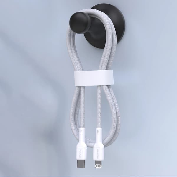 Dudao L9X 30W USB-C - Lightning-kabel 2m - Hvid