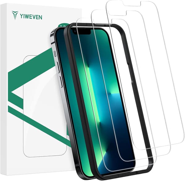3x 9H hærdet glas til iPhone 13/13 PRO 6.1'