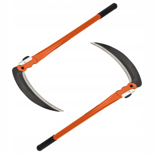 Foldbar håndseglkniv med le, metal, 49 cm