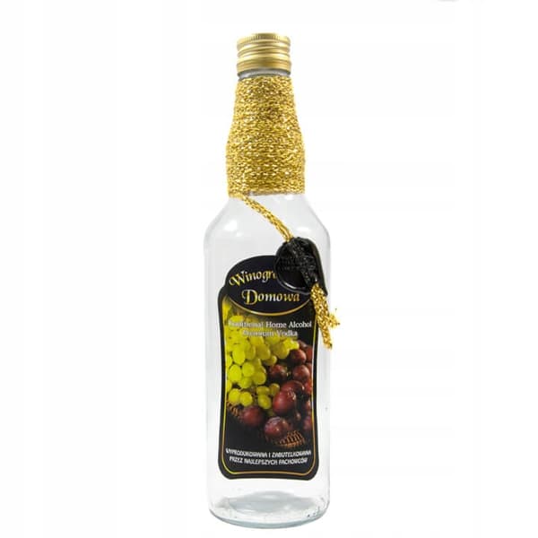 Monopoly dekoreret flaske 500ml HJEMMELAVET VIN