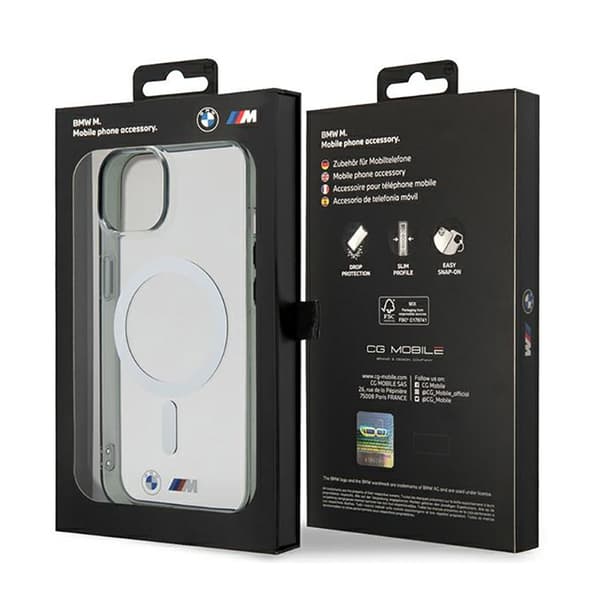 BMW Sølvring MagSafe - iPhone 14 cover (klar)