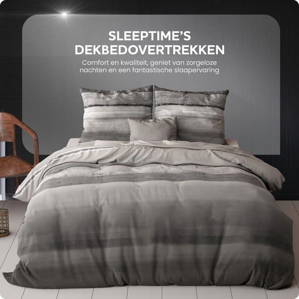 WESTWING Marcus Sengesæt 240x200/220 + 2 Pudebetræk 60x70 Antracit