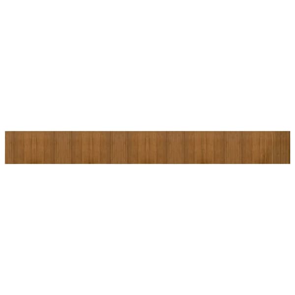 vidaXL Suorakulmainen matto, ruskea, 60x500 cm, bambu