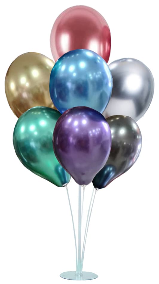 Ballonholder 7 stk. + Kromballoner