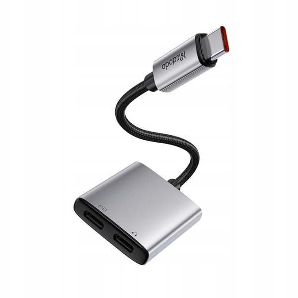MCDODO ADAPTER 2X USB-C ADAPTER USB TYP C KABEL FÖR SAMSUNG APPLE MED DAC