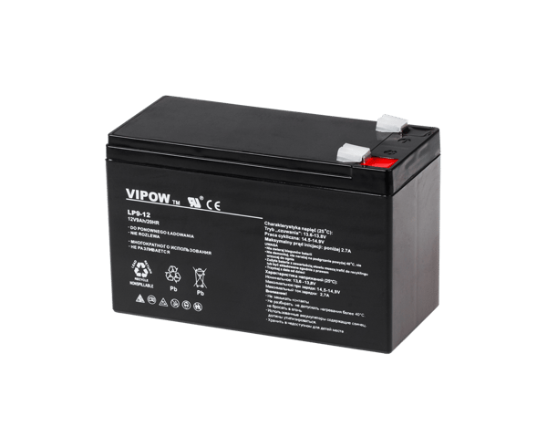 Akumulator żelowy Vipow 12 V / 9 Ah