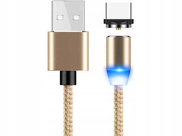 MAGNETINEN USB-KAAPELI KULTAINEN (200) GAB_A