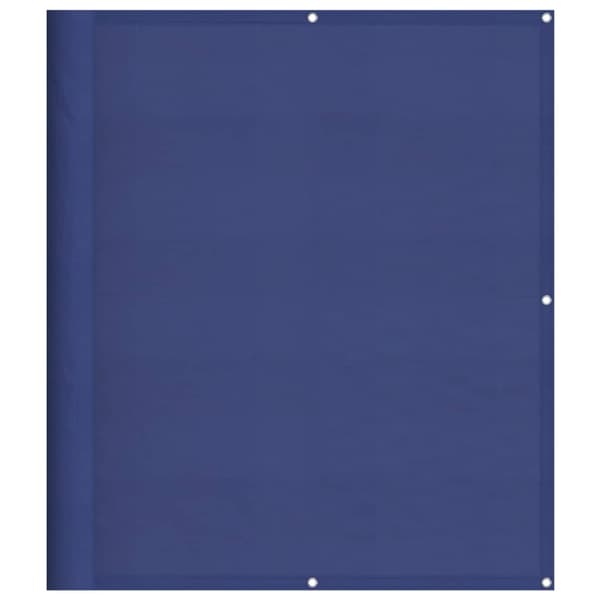 vidaXL balkonskærm blå 120x800 cm 100% Oxford polyester