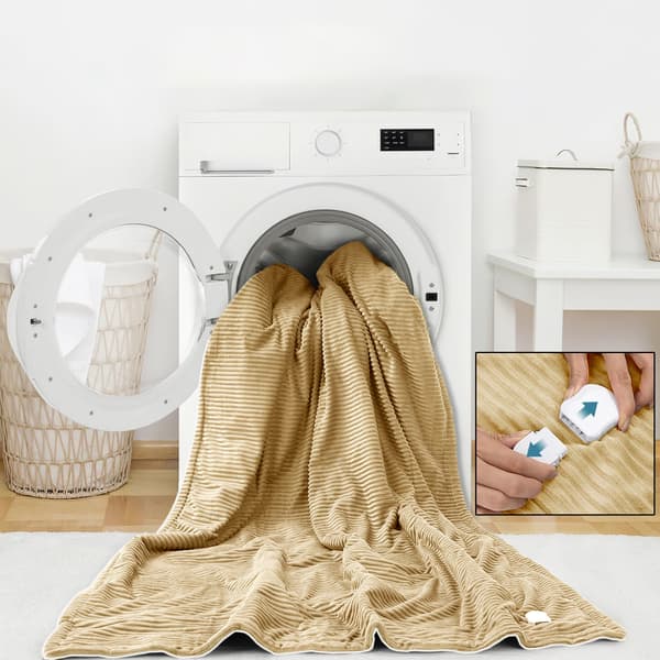 HAMAR elektrisk tæppe beige 160x130 cm