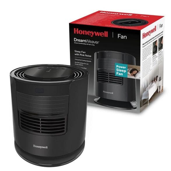 HONEYWELL HTF400E Pink Noise soveværelsesventilator sort